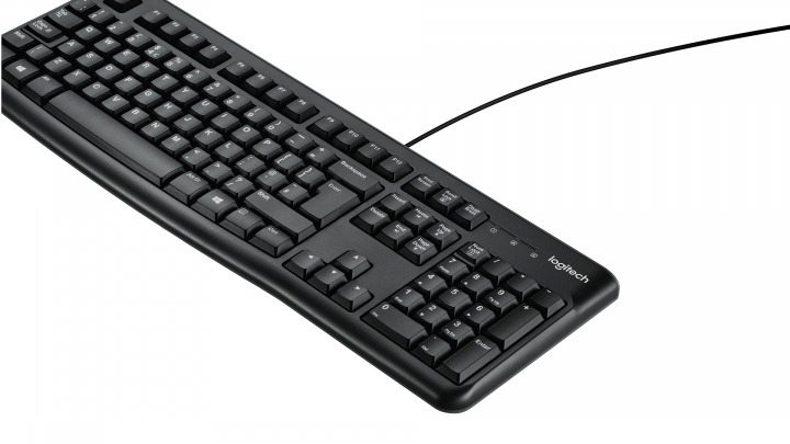 Klawiatura przewodowa Logitech K120 US czarna 920-002508