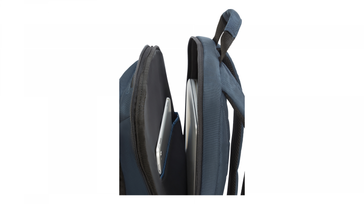 Plecak do laptopa Samsonite Guardit 20 CM5-01-007 173 niebieski - bok otwarty