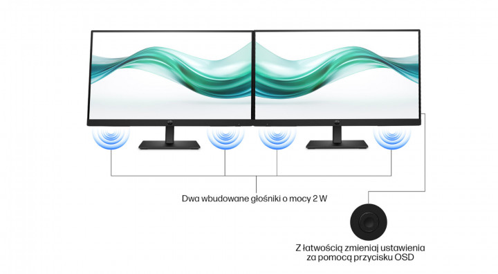 Monitor HP S3 Pro B0BN7UT dźwięk