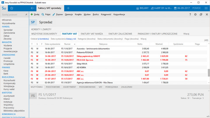 Subiekt nexo - Licencja na jedno stanowisko 7