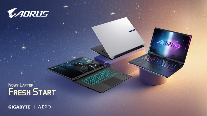 Gigabyte AORUS - Zgarnij nawet 1695 zł Cashbacku - Nowy Laptop. Fresh Start 3