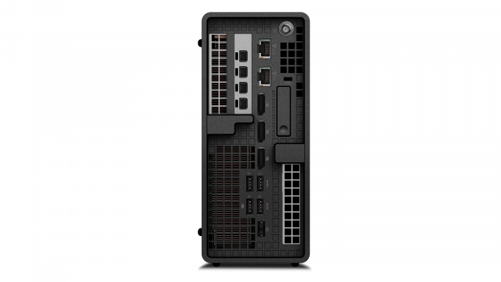 Stacja robocza Lenovo ThinkStation P360 Ultra - widok z tyłu
