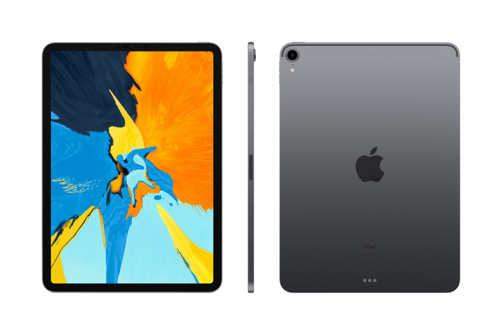Tablet Apple iPad Pro 11 gwiezdna szarość - widok frontu obudowy