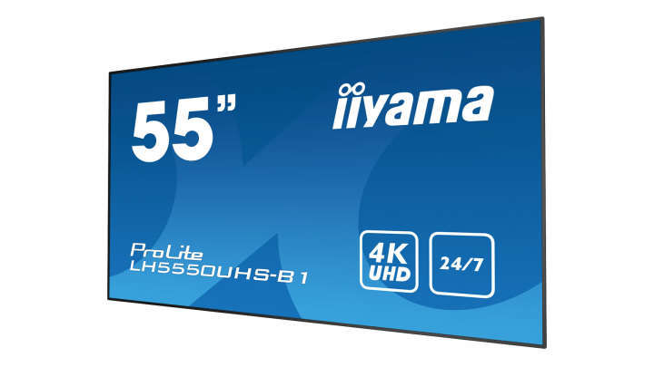 Monitor IIYAMA ProLite LH5550UHS-B1 - widok frontu prawej strony