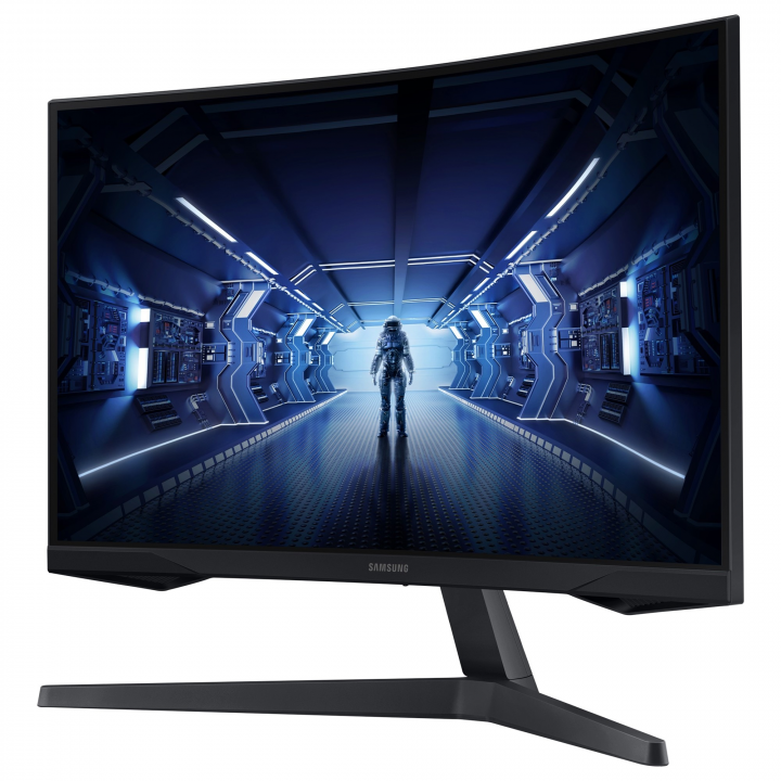 Monitor Samsung Odyssey G5 LC27G55TQWUXEN - widok frontu prawej strony