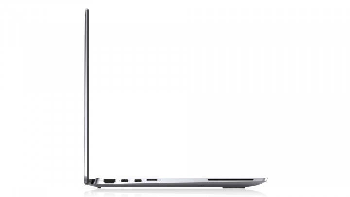 Laptop Dell Latitude 9520 srebrny - widok lewej strony