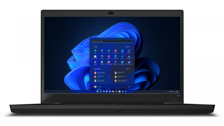 Mobilna stacja robocza Lenovo ThinkPad P15v G3 W11P AMD - widok frontu