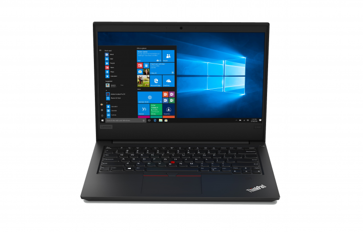 Laptop Lenovo ThinkPad E490 czarny - widok frontu
