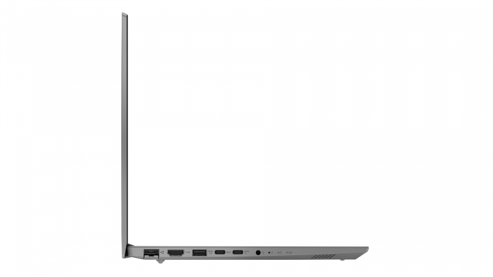 Laptop Lenovo ThinkBook 14 IIL szary widok lewej strony widok lewej strony