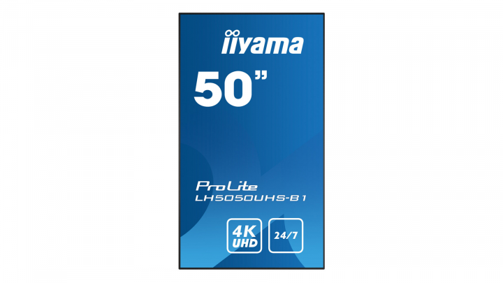 Monitor IIYAMA ProLite LH5050UHS-B1 - widok frontu v2