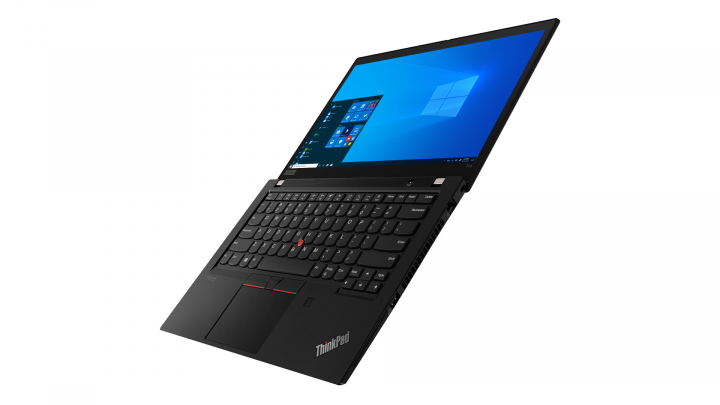 Laptop Lenovo ThinkPad T14 G1 czarny widok boku