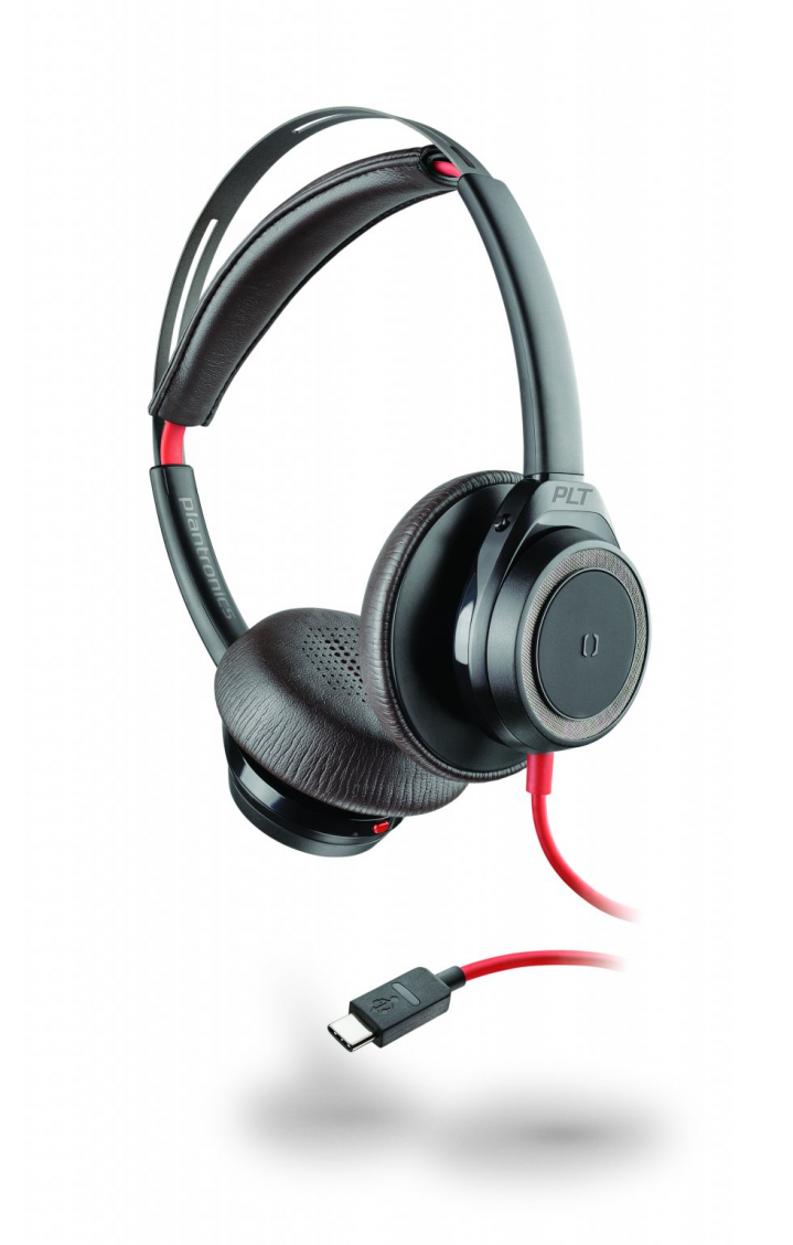 Słuchawki przewodowe Poly Blackwire 7225 USB-C czarne