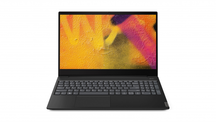 Laptop Lenovo IdeaPad S340-15IWL czarny - widok frontu
