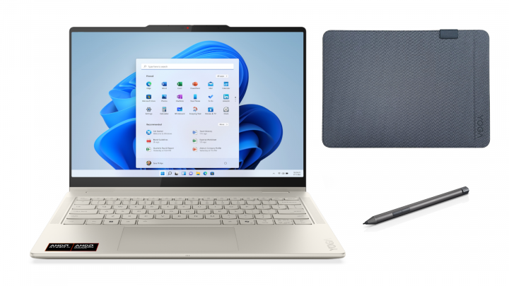 Laptop Lenovo Yoga 7 2-in-1 14AKP10 W11H Backlit Seashell (Yoga Pen + Yoga Sleeve) 2