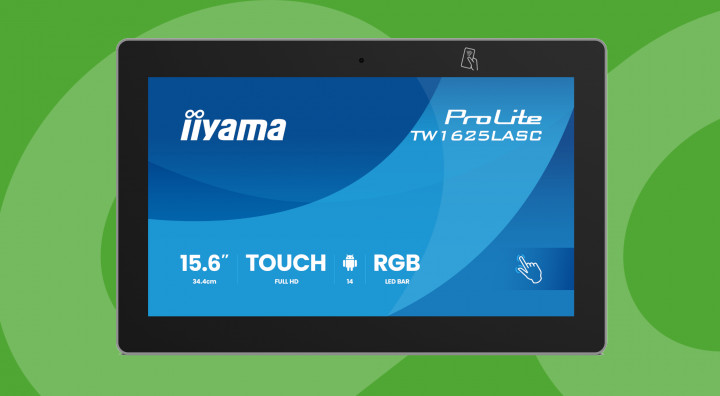 Monitor iiyama ProLite TW1625LASC-B3PNR front