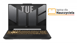 Laptop dla Nauczyciela ASUS TUF Gaming F15 FX507VV-TT901W i7-13620H 15,6" FHD 144Hz 16GB 1000SSD RTX4060 DLSS 3 W11