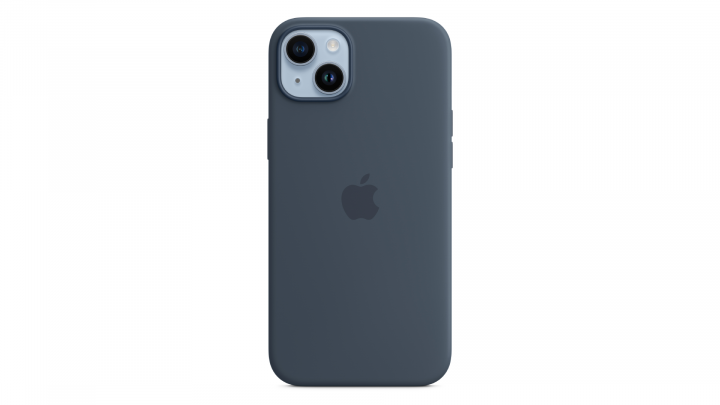 Etui Apple iPhone 14 Plus Silicone Case z MagSafe Storm Blue MPT53ZM/A