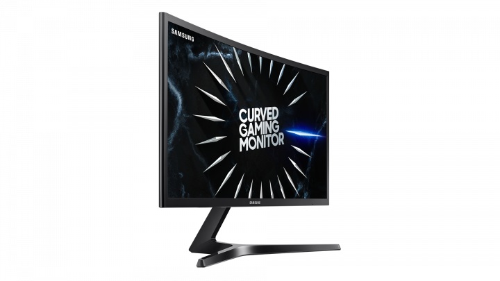 Monitor Samsung LC24RG52FZRXEN - widok frontu lewej strony