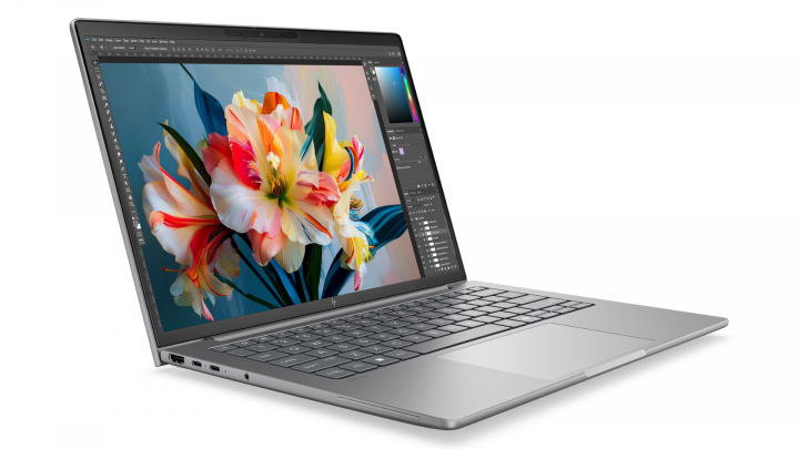 Mobilna stacja robocza HP ZBook 8 G2i 14 W11Pro copilot+ PC srebrny prawa strona