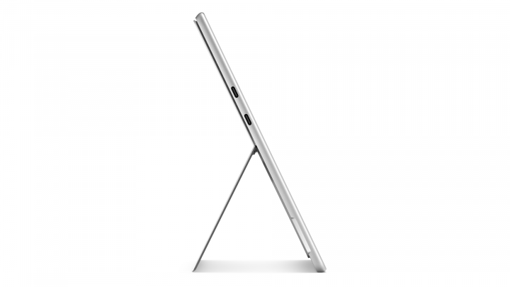 Microsoft Surface Pro 9 W10P platynowy - widok z boku