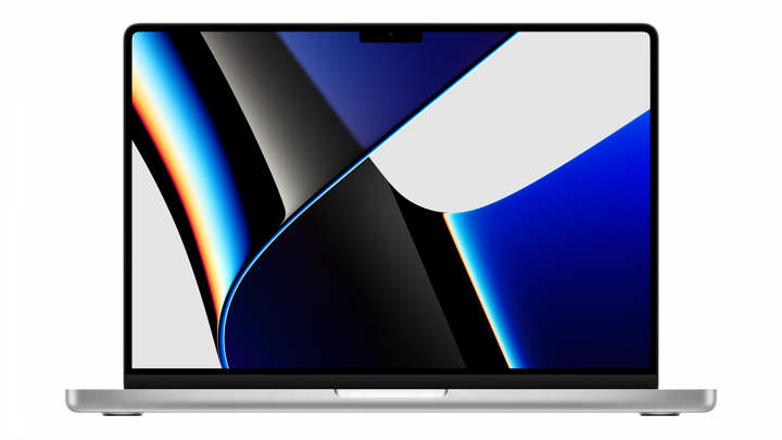 MacBook Pro 14 srebrny front
