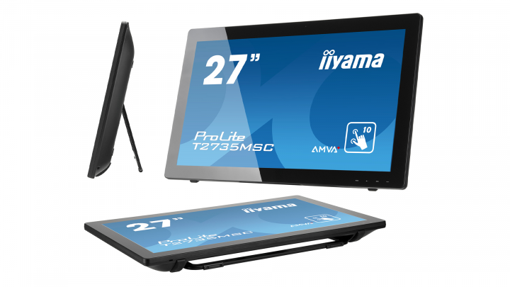 Monitor z dotykowym ekranem IIYAMA ProLite T2735MSC-B2 - widok frontu2