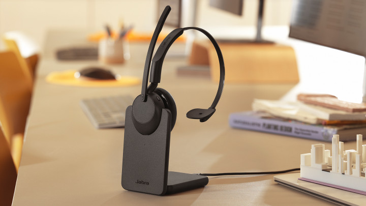 Słuchawki bezprzewodowe Jabra Evolve3 45 UC Mono Stand