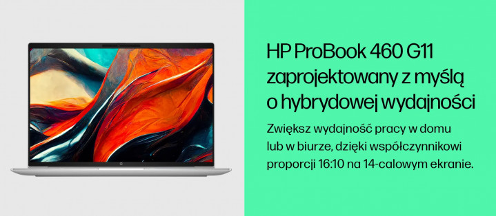 HP Probook 460 G11 A38DMET z procesorem Intel® Core™ Ultra 5 125U Bloczek LP