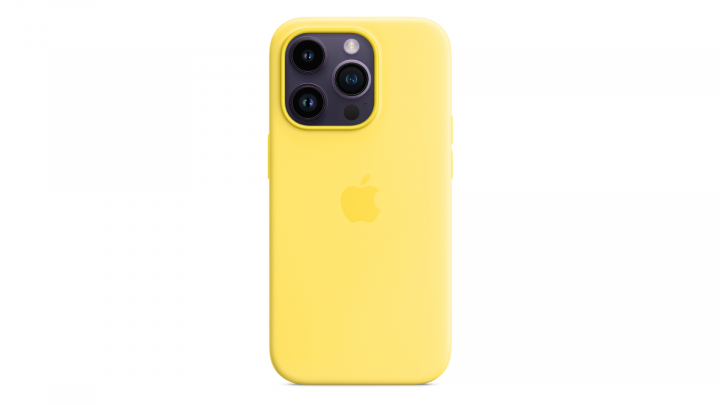 Etui Apple iPhone 14 Pro Silicone Case z MagSafe Canary Yellow MQUG3ZMA 2