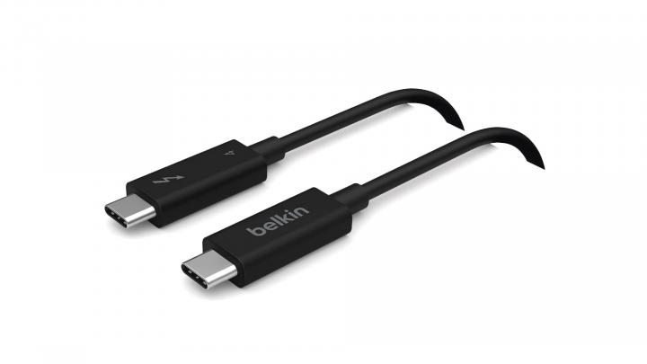 Kabel Belkin Thunderbolt 4 aktywny 2m czarny leżąc