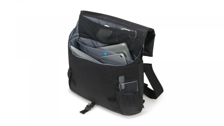 Torba do laptopa DICOTA Eco MOVE 156 D31840-RPET czarna - otwarta
