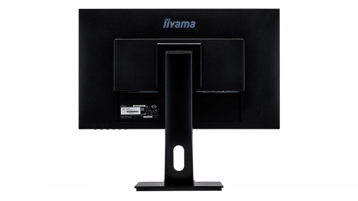 Monitor IIYAMA ProLite B2483HSU-B5 czarny - widok z tyłu