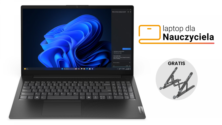 Laptop Lenovo V15 G5 Business black Bon + Podstawka Orico