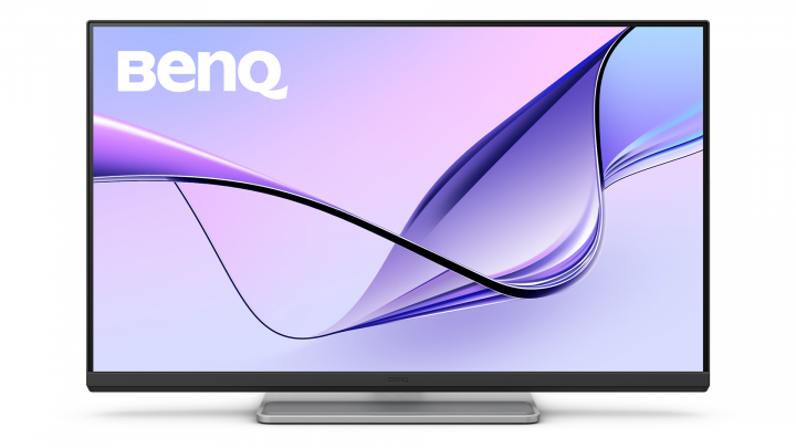 Monitor BenQ MA270U 9H.LMWLB.QBE 27" 4K UHD IPS USB-C Dock 90W - widok frontu v3
