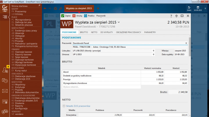 Gratyfikant nexo PRO - Licencja na 50 pracowników