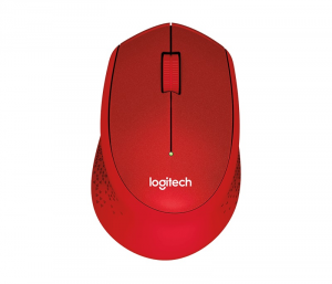 Mysz bezprzewodowa Logitech M330 Silent Plus optyczna czerwona 910-004911