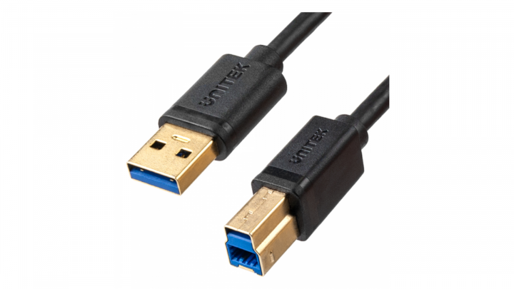 Kabel do drukarki UNITEK USB-A USB 3.0 2m C14095BK-2M