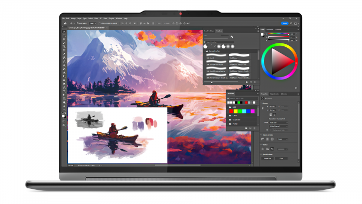Laptop 2w1 Lenovo Yoga 9 14IMH9 W11H Luna Grey + Lenovo Slim Pen Bon akcesoria 