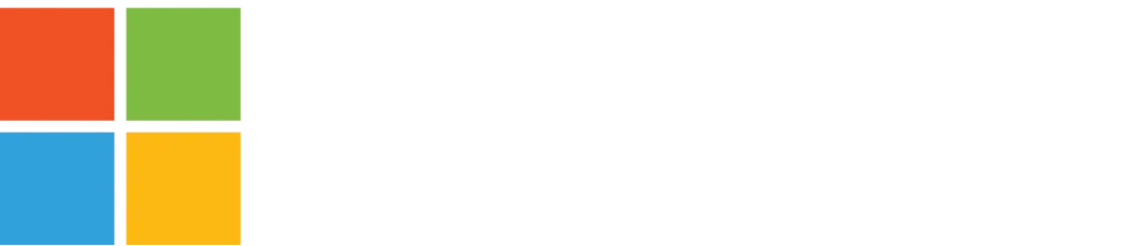 Microsoft logo partner invert