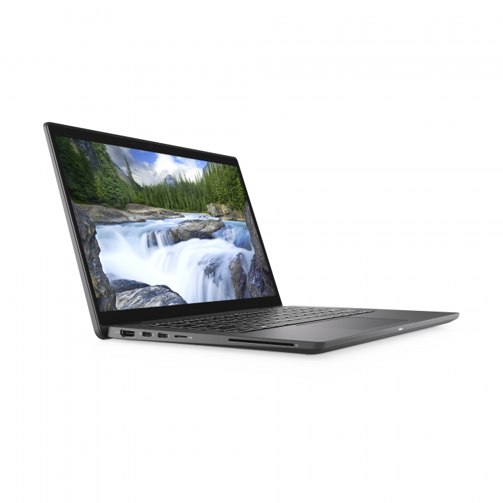 Laptop 2w1 Dell Latitude 7310 czarny - widok frontu lewej strony