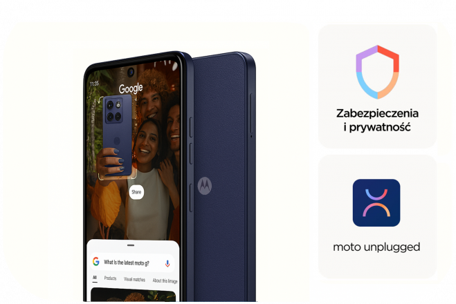 Smartfon Motorola moto g17 Power Stalowy 8