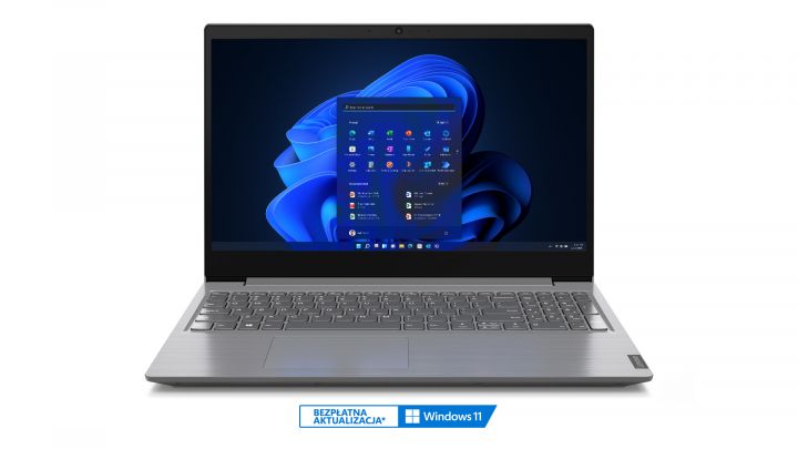 Laptop Lenovo Essential V15 IIL szary - widok frontu