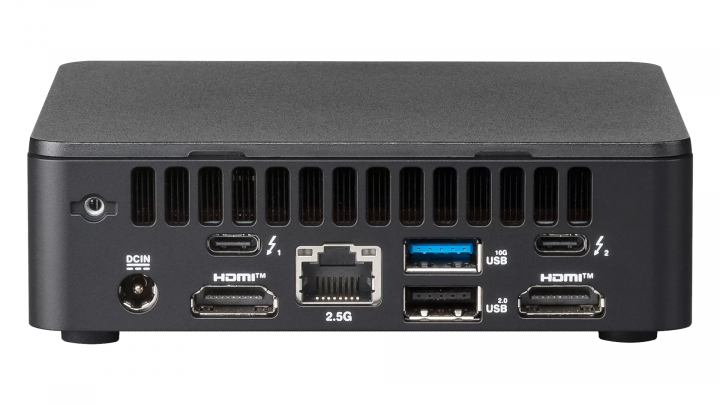 Komputer ASUS NUC 13 Pro Slim Kit RNUC13L3KV700002I tył
