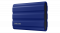 Samsung T7 Shield 1000GB USB 3.2 IP65 Niebieski - MU-PE1T0R/EU - widok frontu prawej strony