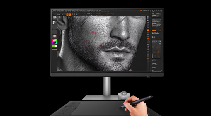 Monitor BenQ PD3226G 9H detal