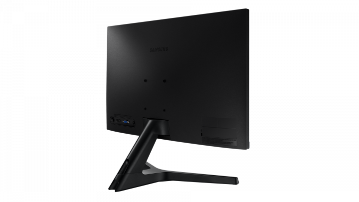 Monitor Samsung LS24R35AFHUXEN - widok z tyłu prawej strony