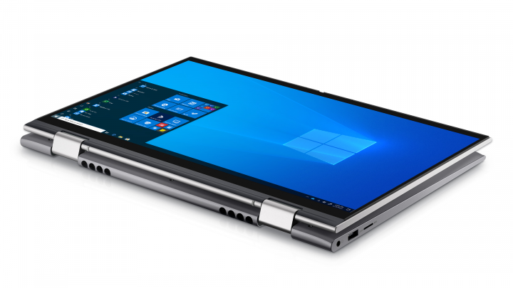Laptop 2w1 Dell Inspiron 5410 W10PRO-złożony lewa strona