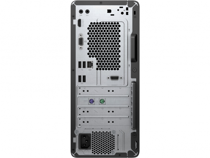 Komputer HP Desktop Pro G2 Tower czarny - widok tyłu