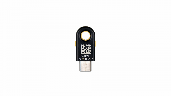 Klucz uwierzytelniający Yubico YubiKey 5C NFC CSPN USB-C - 8880001223