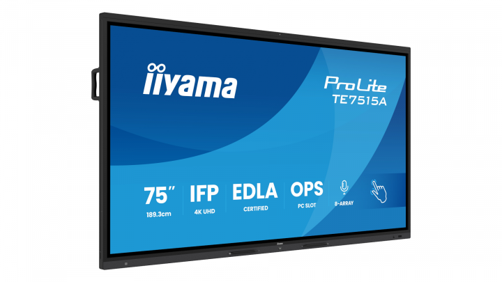 Monitor interaktywny iiyama TE7515A-B1AG 75" 4K UHD IPS Touch Android 14 2